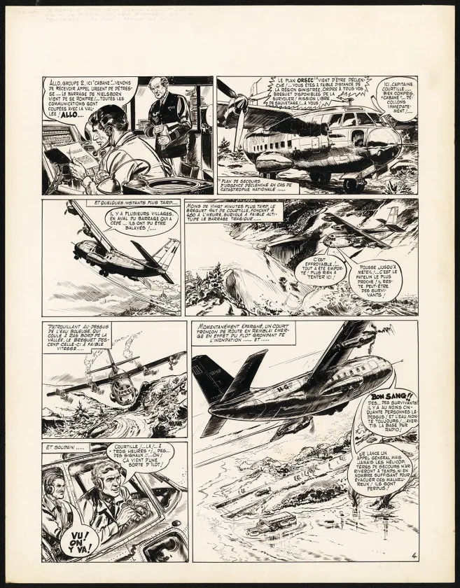 Planche noir et blanc, Claude Pascal