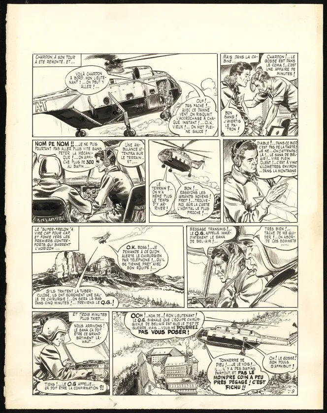 Planche noir et blanc, Claude Pascal