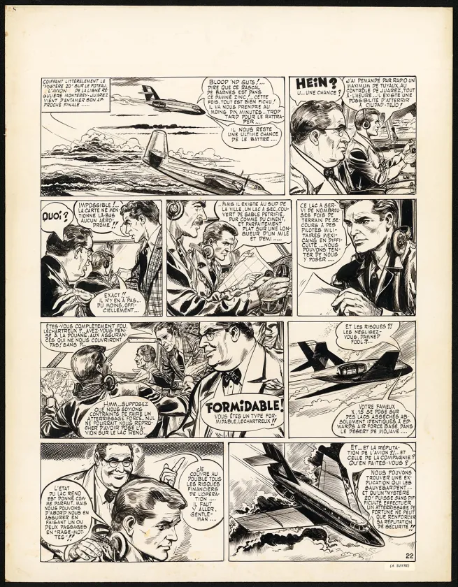 Planche noir et blanc, Claude Pascal