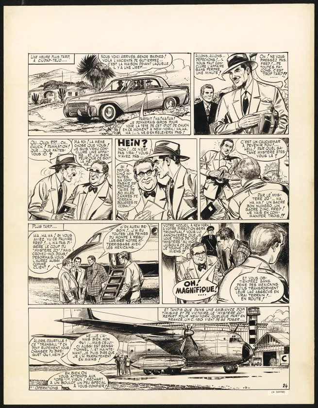 Planche noir et blanc, Claude Pascal