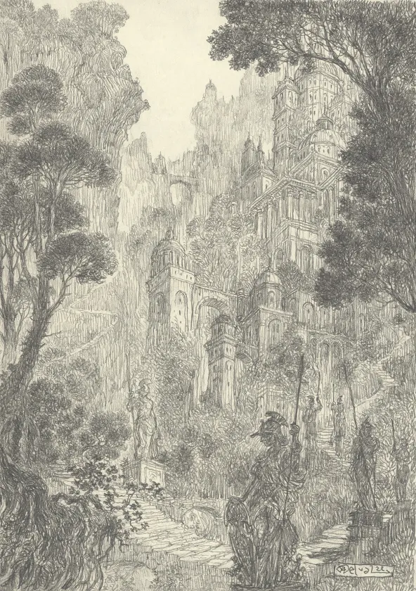 Illustration noir et blanc, Julien Delval
