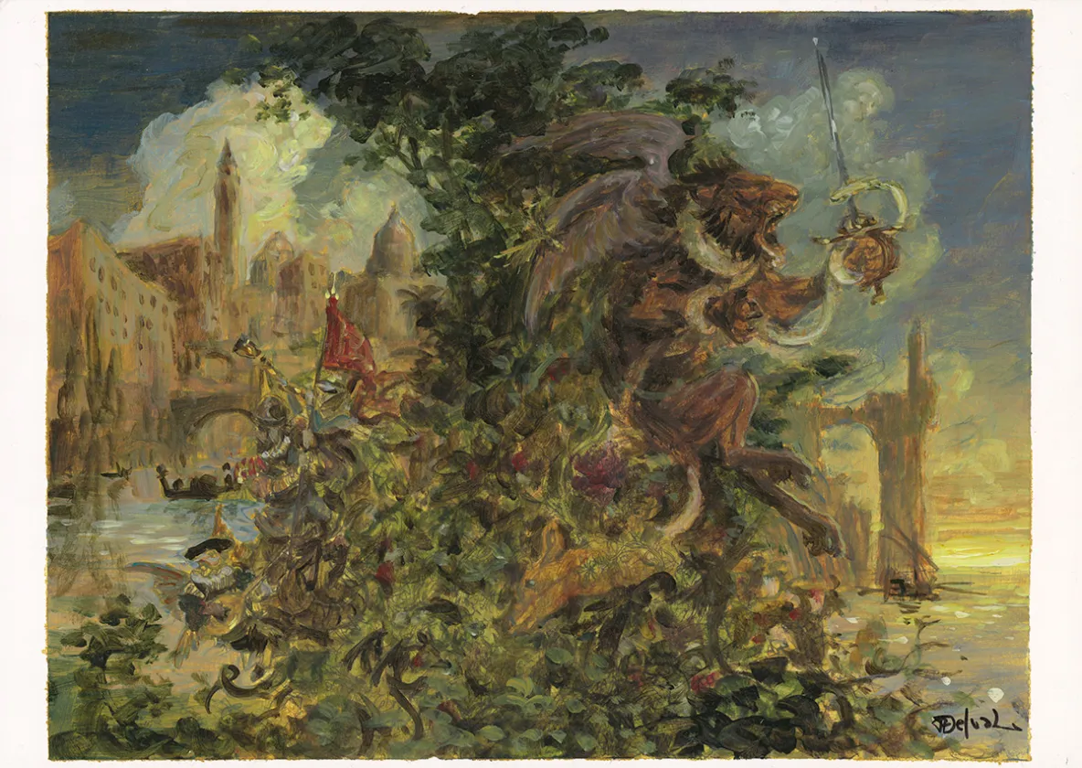 Illustration couleur, Othello, Julien Delval