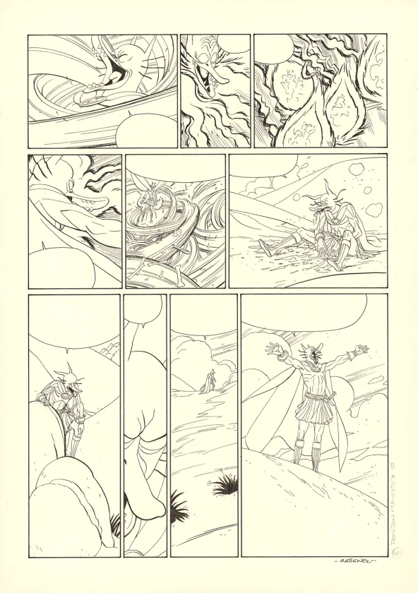 Planche noir et blanc, Donjon Monsters, Un héritage trompeur (T.17), Bertrand Gatignol