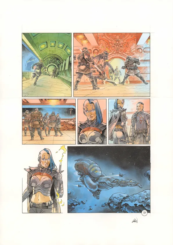 Planche couleur, Space Relic Hunters,  Grun
