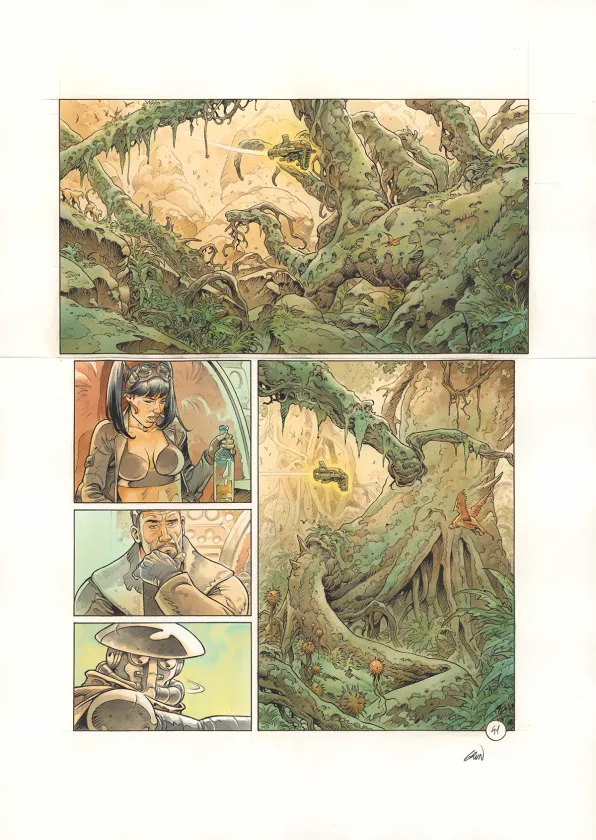 Planche couleur, Space Relic Hunters,  Grun