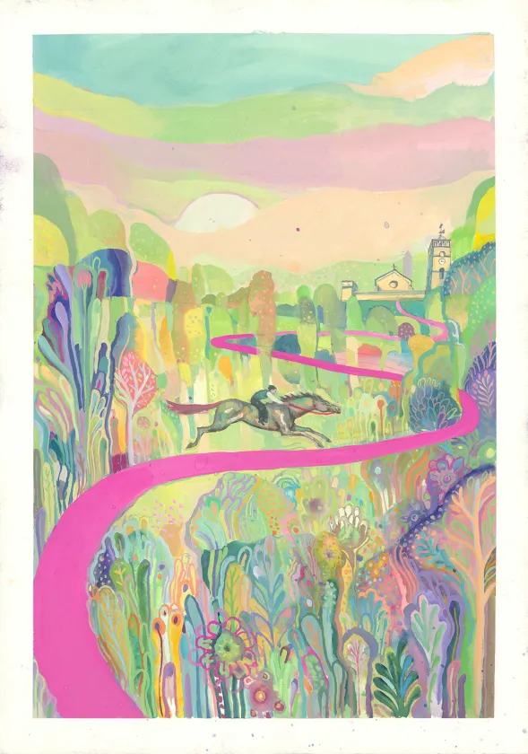 Colored illustration, Le Poids des héros, David Sala