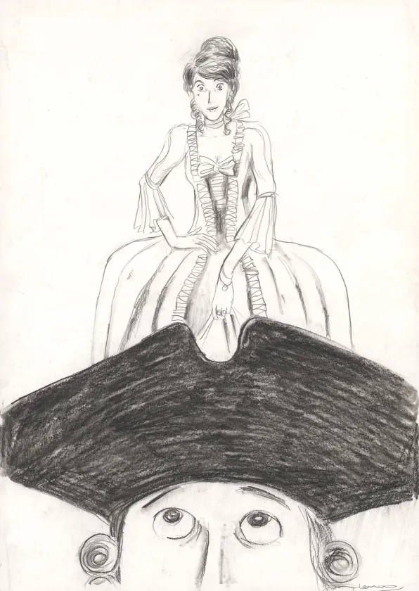 Cover, Voltaire amoureux, Voltaire très amoureux (T.2), Clément Oubrerie
