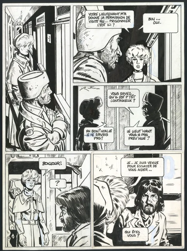 Planche noir et blanc, Le Transperceneige - Snowpiercer, Le Transperceneige - Snowpiercer (T.1), Jean-Marc Rochette