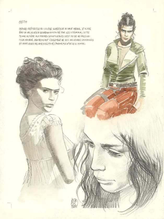 Colored illustration, TER, Christophe Dubois
