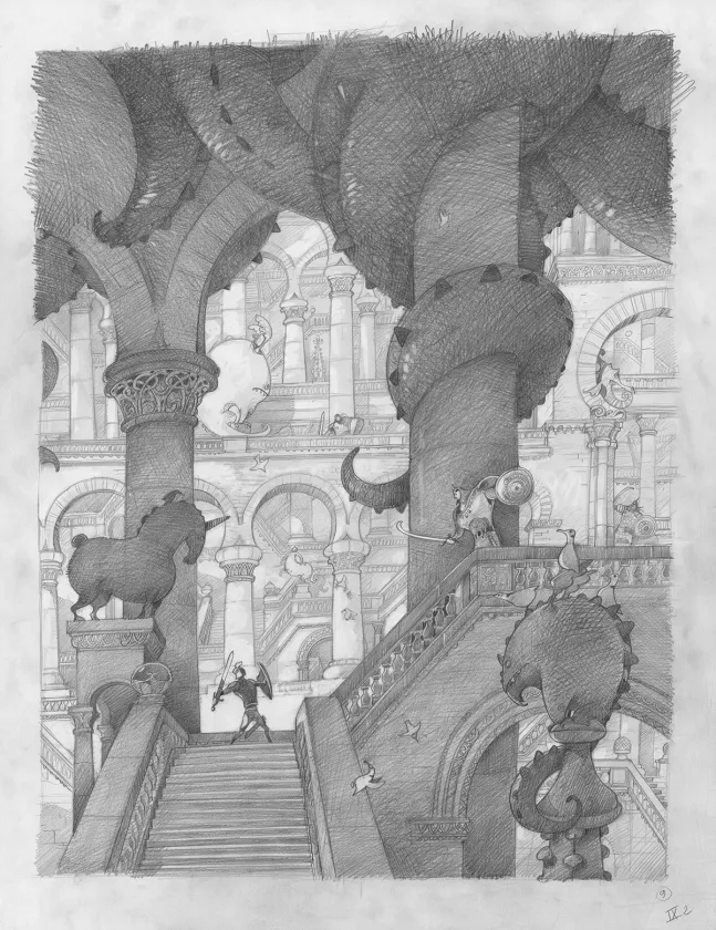 Crayonné, Orlando Furioso, Frédéric Pillot