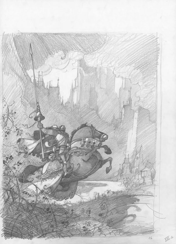 Crayonné, Orlando Furioso, Frédéric Pillot