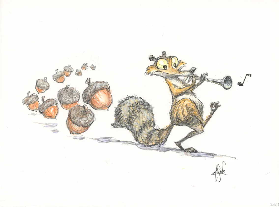 Colored illustration, Peter de Sève