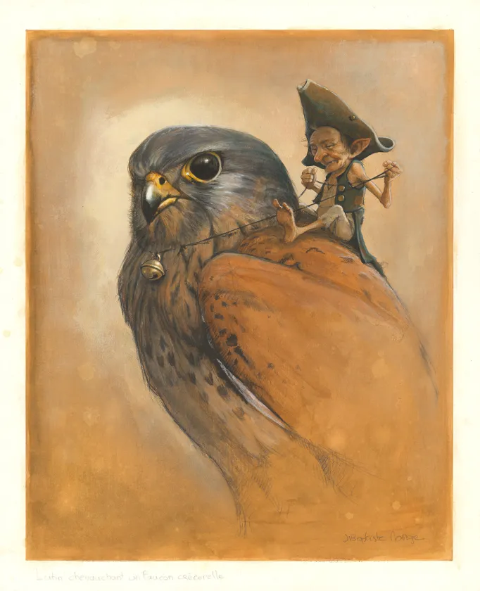 Colored illustration, À la recherche de Féerie, La révélation (T.1), Jean-Baptiste Monge