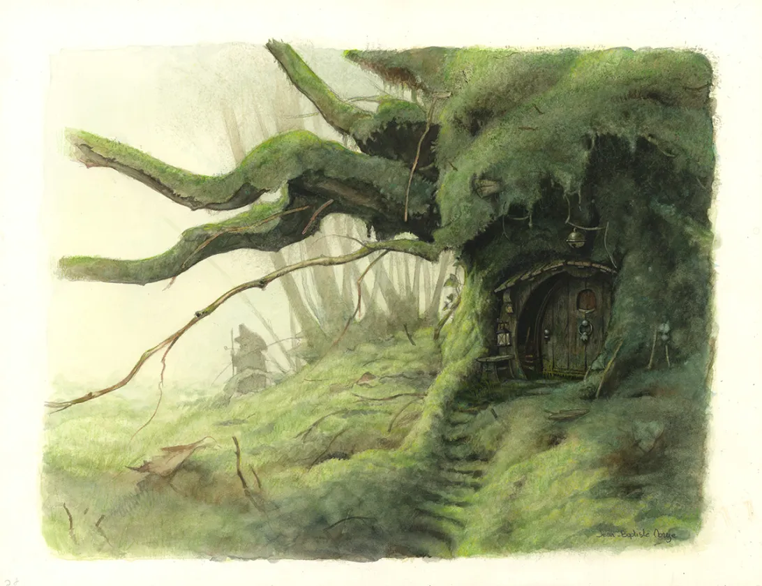 Colored illustration, À la recherche de Féerie, La révélation (T.1), Jean-Baptiste Monge