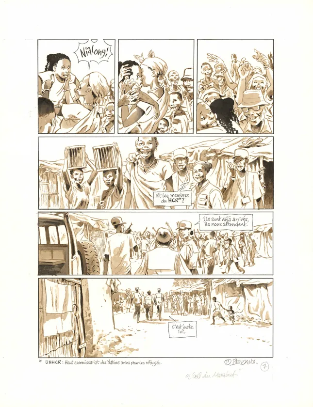Planche couleur, L'OEil du marabout, Jean Denis Pendanx
