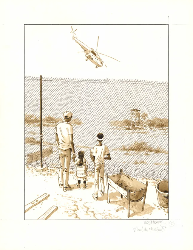 Planche couleur, L'OEil du marabout, Jean Denis Pendanx