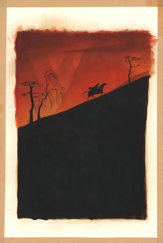 Colored illustration, Trolls de Troy, Jean-Louis Mourier