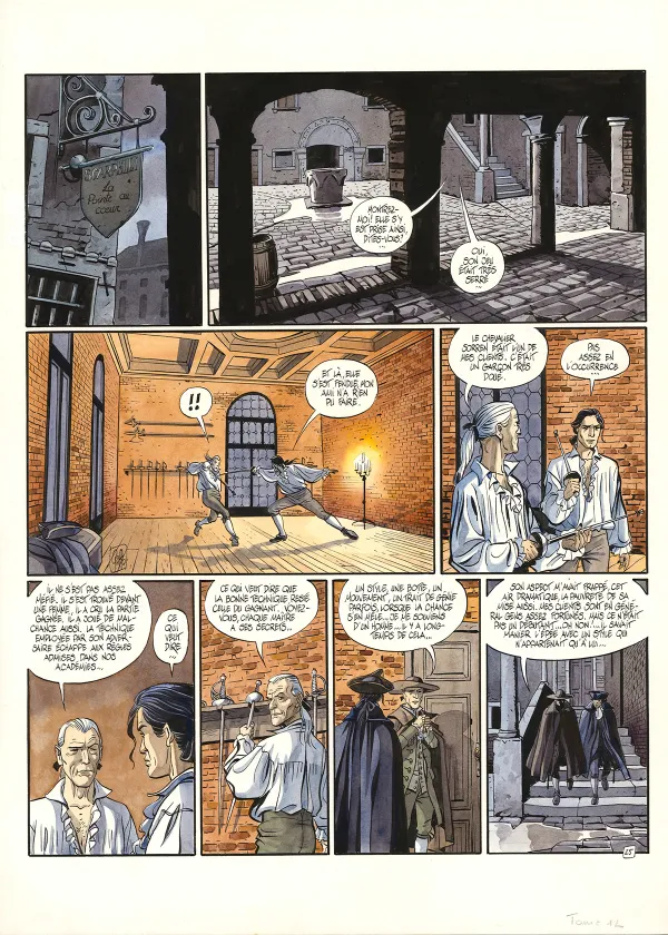 Planche couleur, Giacomo C., La Fiammina (T.12),  Griffo
