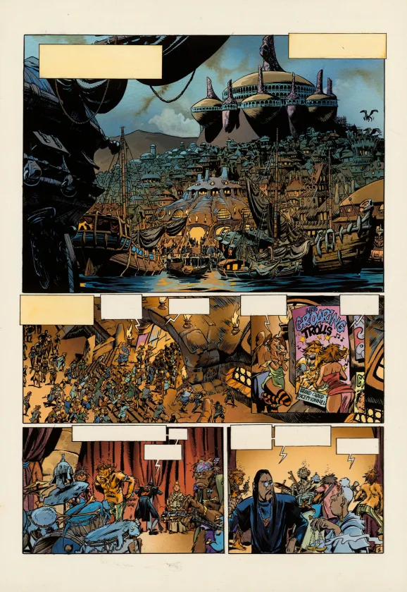 Mise en couleurs, Trolls de Troy, Rock'N'Troll Attitude (T.8), Claude Guth