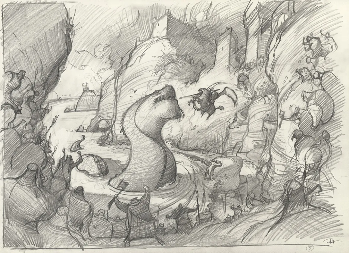 Crayonné, Orlando Furioso, Frédéric Pillot