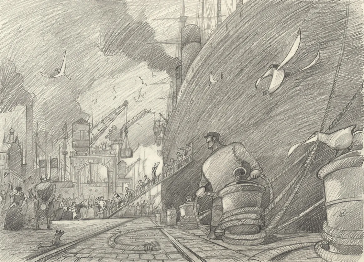Crayonné, Deux ans de vacances, Frédéric Pillot