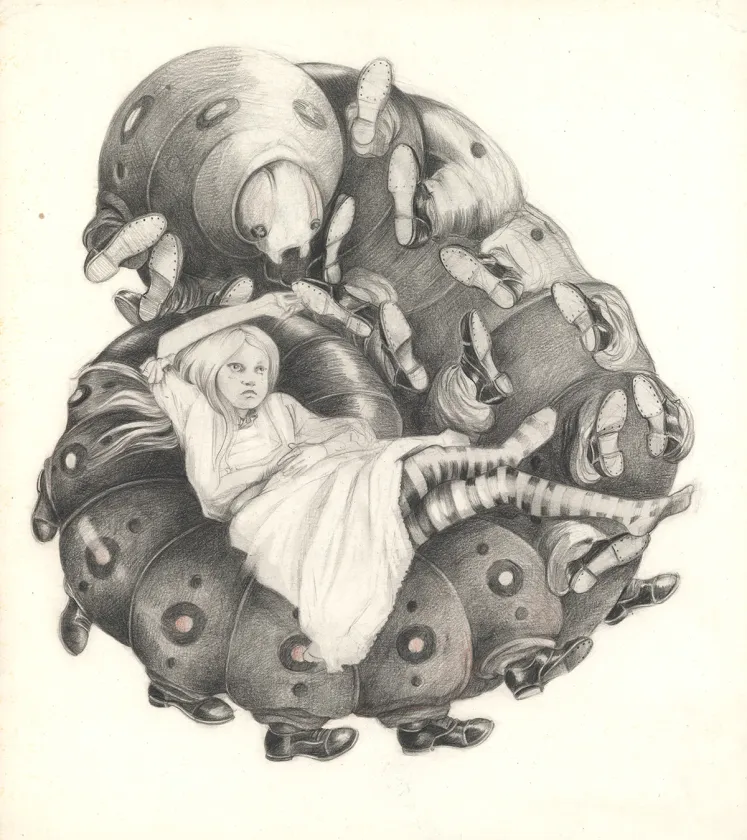 Illustration noir et blanc, Daria Schmitt