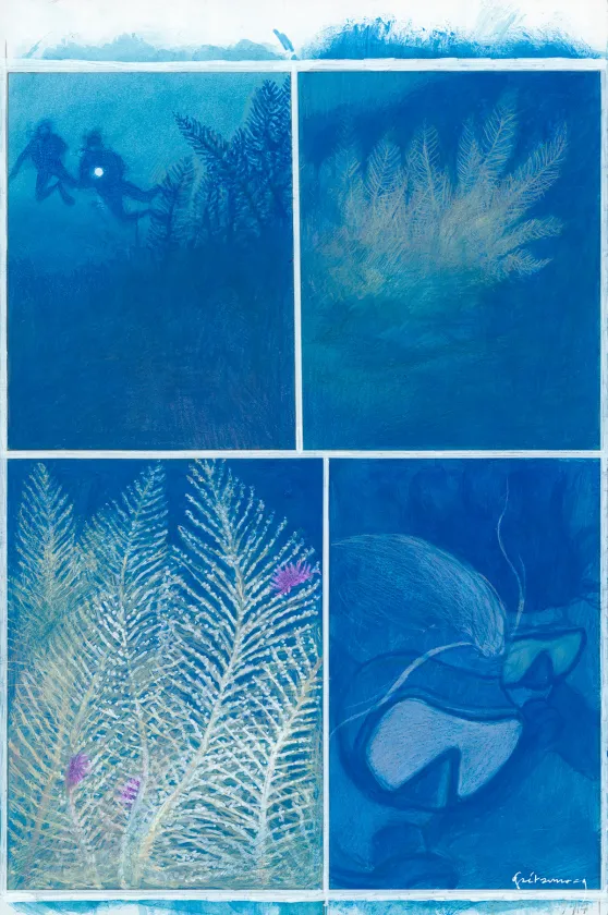 Planche couleur, Octopolis, Gaétan Nocq