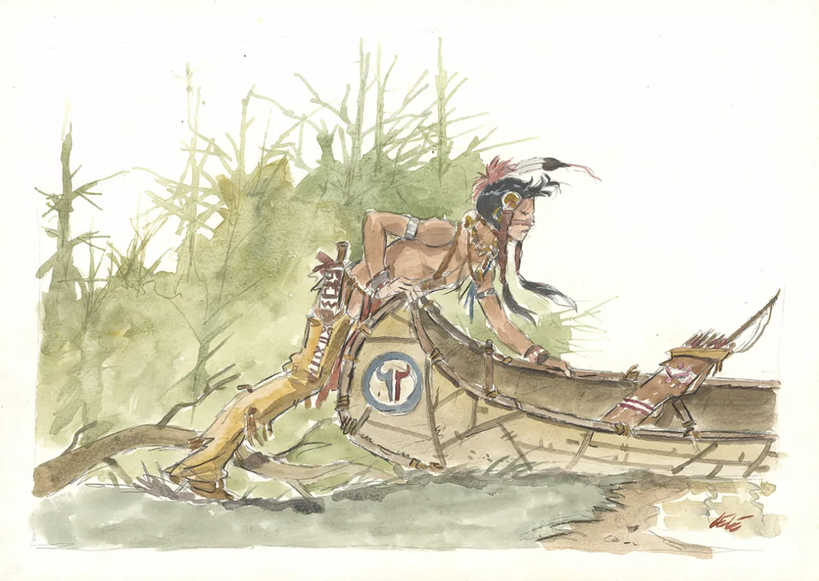 Colored illustration, Lele Vianello
