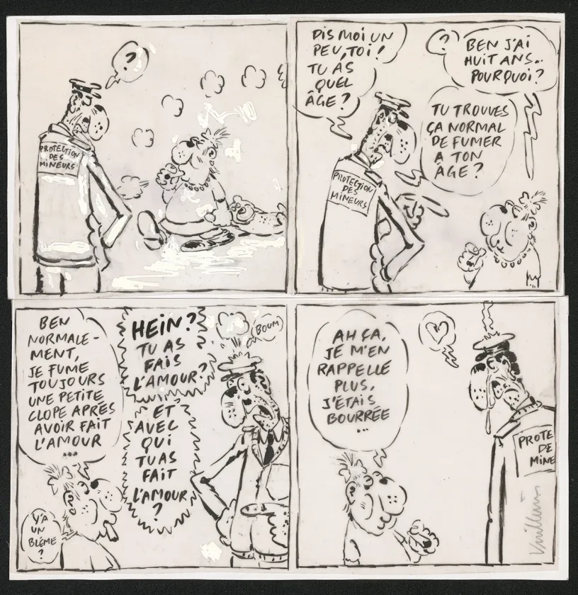 Planche noir et blanc, Philippe Vuillemin