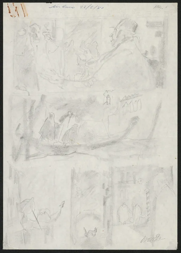 Sketch, Alberto Breccia