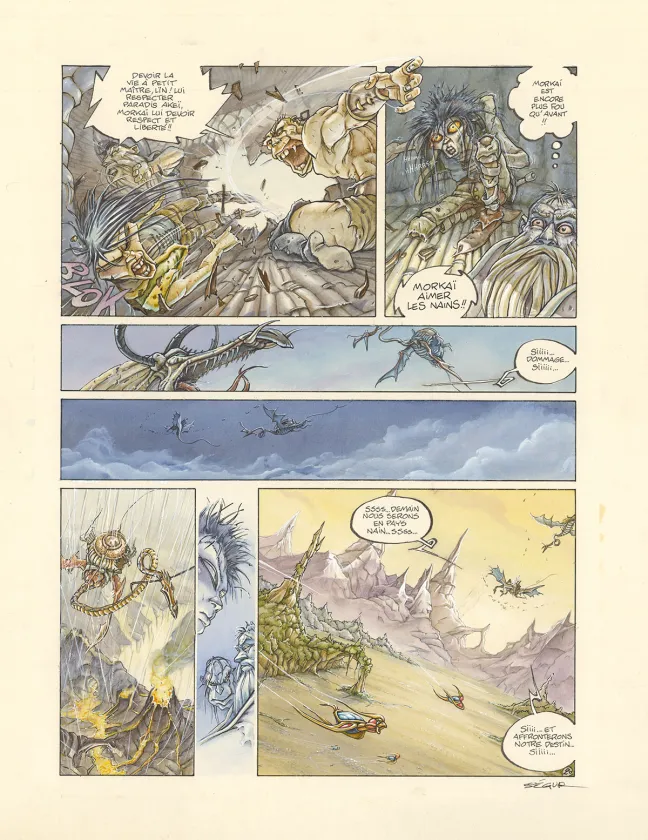 Planche couleur, Légendes des Contrées oubliées, Le Sang des rois (T.3), Thierry Ségur