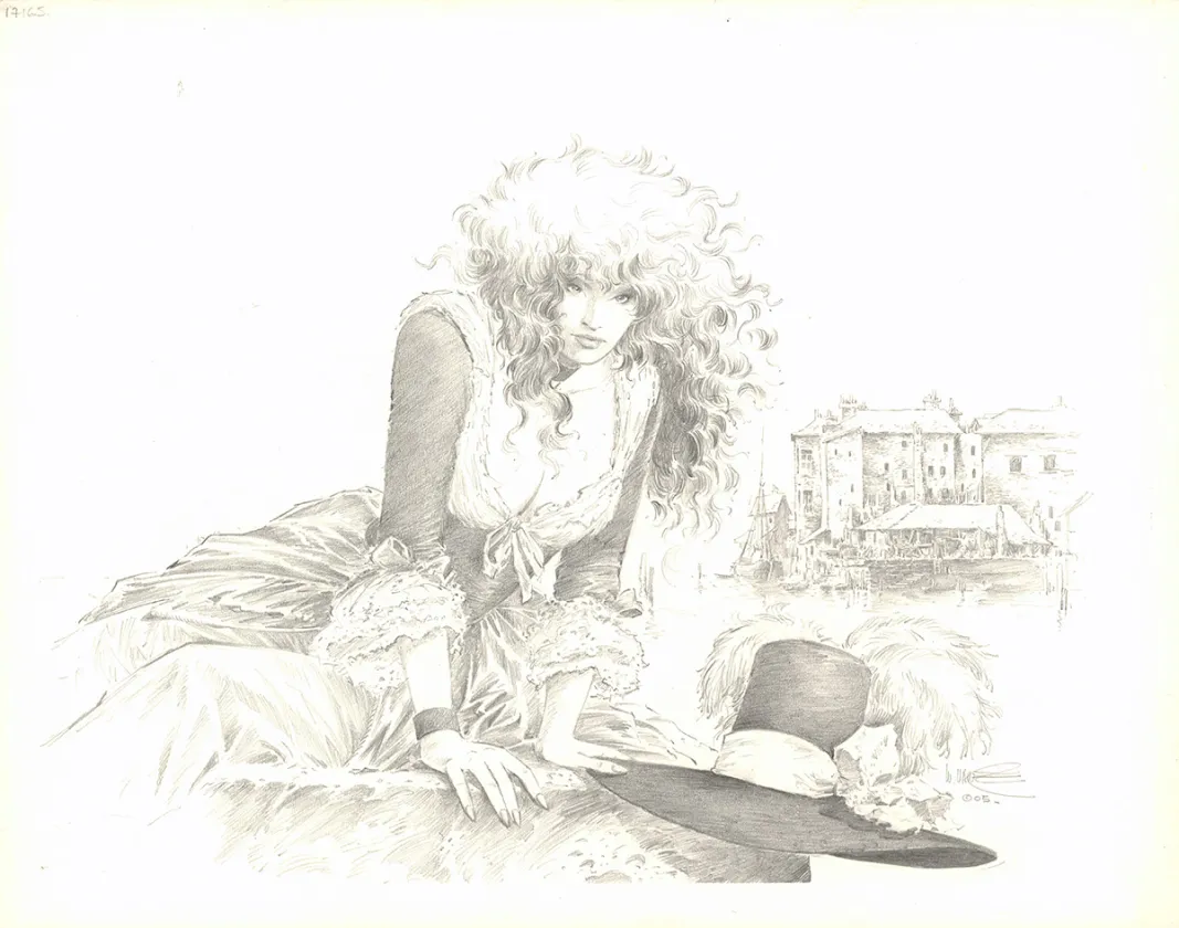 Colored illustration, Bruce J. Hawker, William Vance