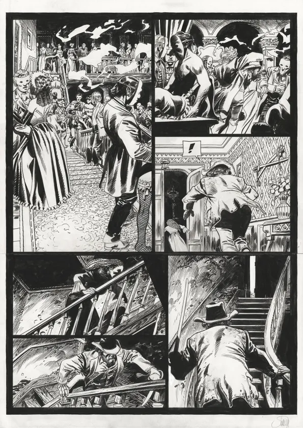 Planche noir et blanc, Louisiana, La Couleur du Sang (T.3), Gontran Toussaint