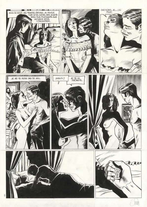Planche noir et blanc, Louisiana, La Couleur du Sang (T.2), Gontran Toussaint