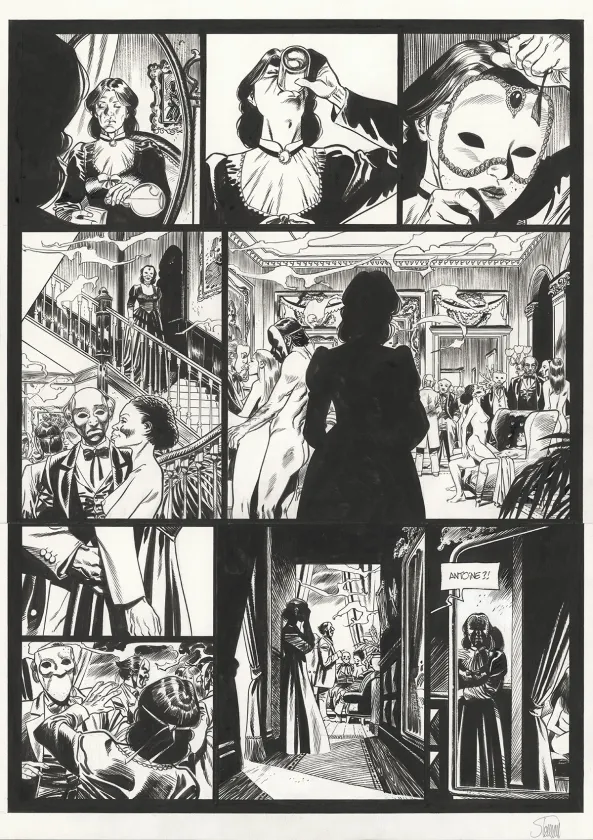Planche noir et blanc, Louisiana, La Couleur du Sang (T.2), Gontran Toussaint