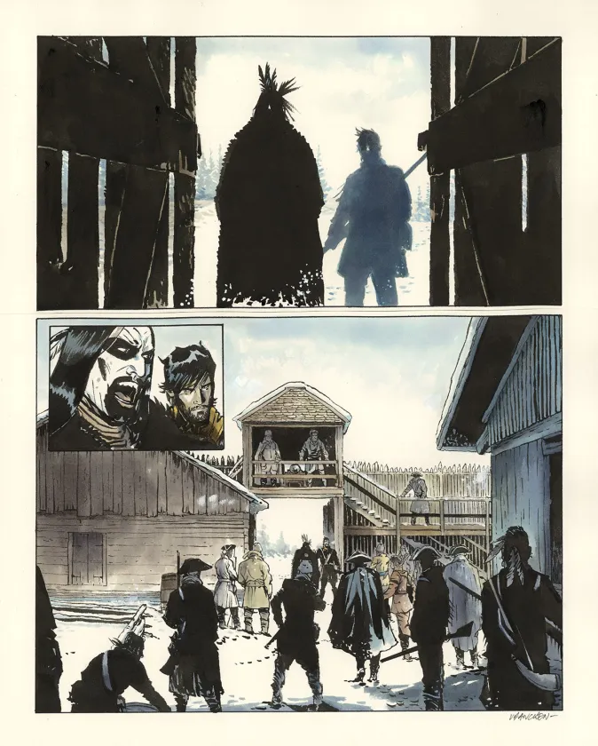 Planche couleur, Nouvelle France, Bernard Vrancken