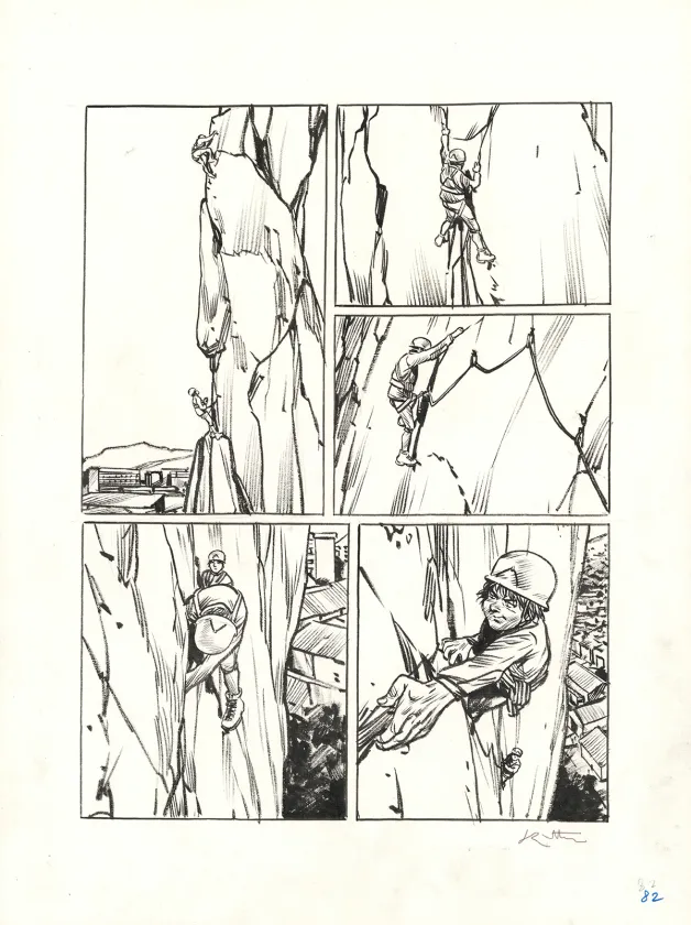 Planche noir et blanc, Ailefroide, altitude 3954, Jean-Marc Rochette