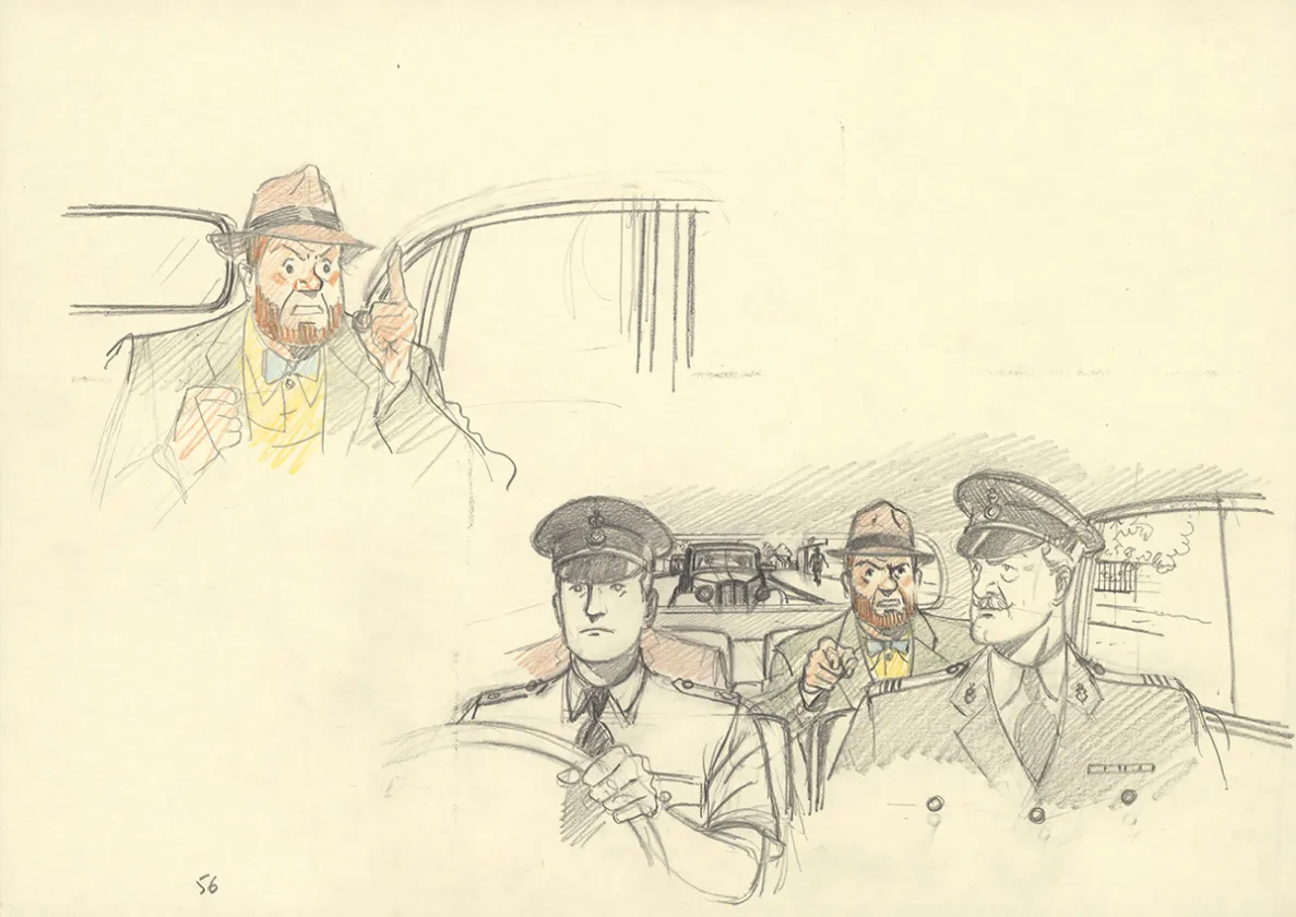 Crayonné, Blake et Mortimer, La Machination Voronov (T.14), André Juillard