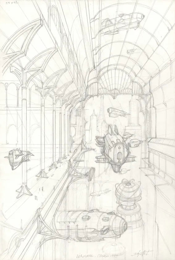 Sketch, Steampunk, Didier Graffet