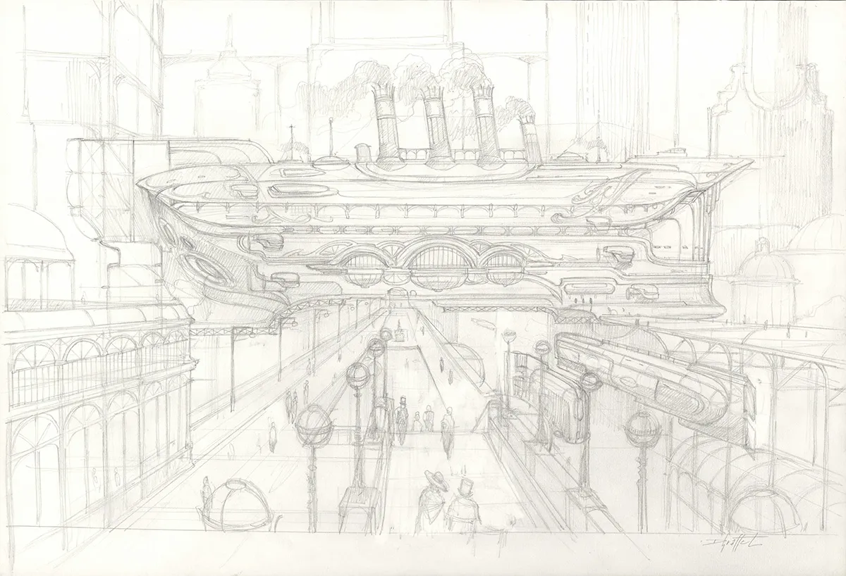 Sketch, Steampunk, Didier Graffet