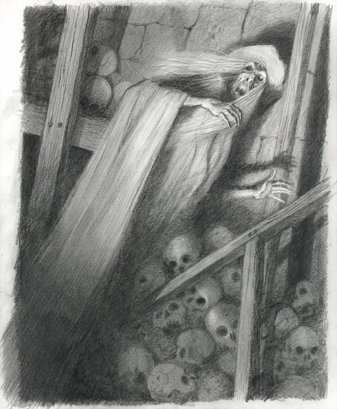 Planche noir et blanc, Le Fantôme de l'Opéra , Paul & Gaëtan Brizzi