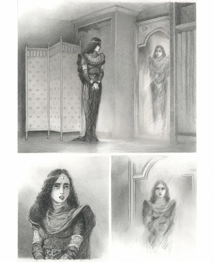 Planche noir et blanc, Le Fantôme de l'Opéra , Paul & Gaëtan Brizzi