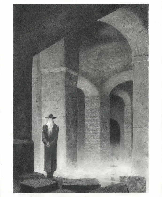 Planche noir et blanc, Le Fantôme de l'Opéra , Paul & Gaëtan Brizzi