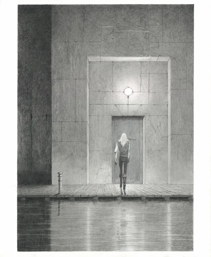 Planche noir et blanc, Le Fantôme de l'Opéra , Paul & Gaëtan Brizzi