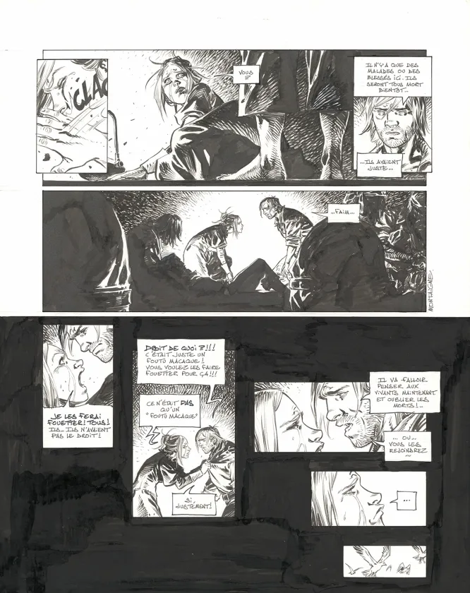 Planche noir et blanc, 1629... ou l'Effrayante Histoire des naufragés du Jakarta, L'Apothicaire du diable (T.1), Thimothée Montaigne